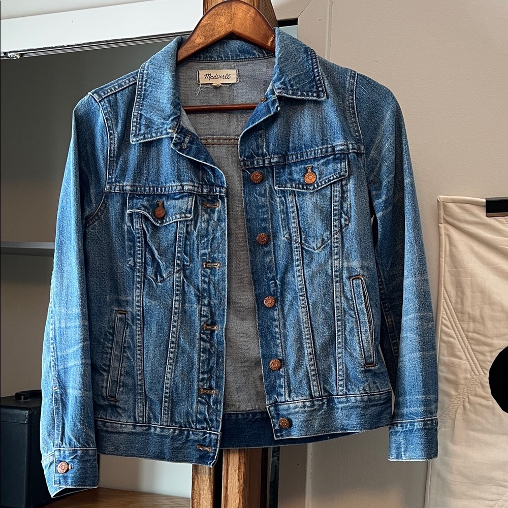 Madewell Denim Jacket with decal